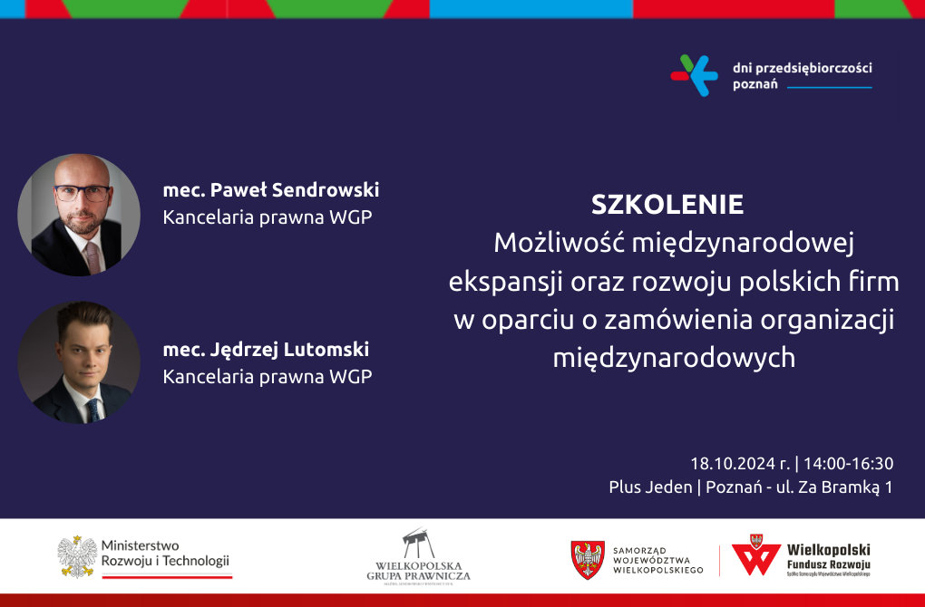 SZKOLENIE | Rozwój firm w oparciu o zamówienia organizacji międzynarodowych