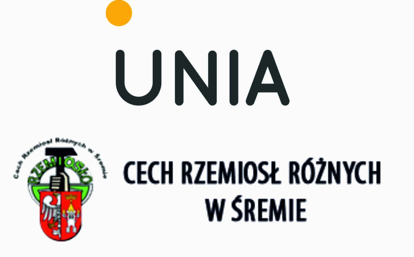 Logotypy Konsorcjum w składzie Unia Gospodarcza Regionu Śremskiego - Śremski Ośrodek Wspierania Małej Przedsiębiorczości i Cech Rzemiosł Różnych